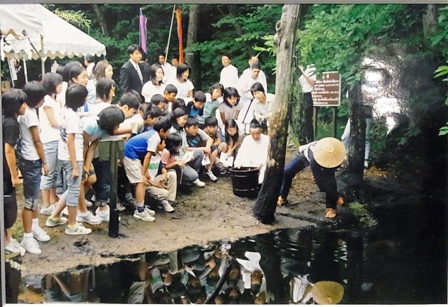 黒川村燃水祭・採油の儀